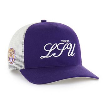 Unisex '47 Purple LSU Tigers Contemporary Basics Foundation Trucker Hitch Adjustable Hat