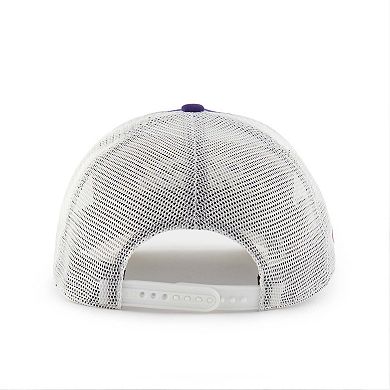 Unisex '47 Purple LSU Tigers Contemporary Basics Foundation Trucker Hitch Adjustable Hat