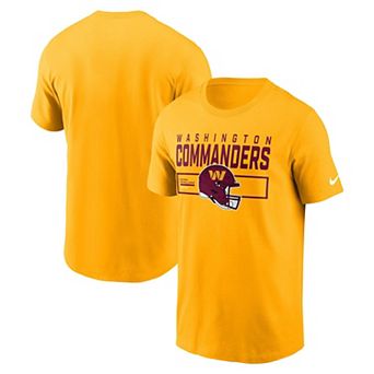 Men's Nike Gold Washington Commanders Primetime Helmet Essential T-Shirt