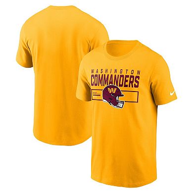 Men's Nike Gold Washington Commanders Primetime Helmet Essential T-Shirt