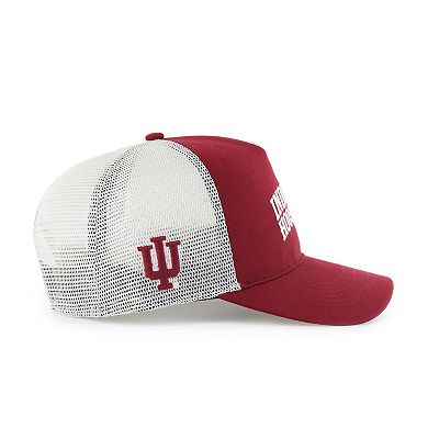 Unisex '47 Crimson Indiana Hoosiers Contemporary Basics Foundation Trucker Hitch Adjustable Hat
