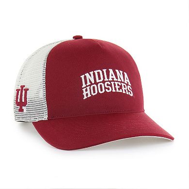 Unisex '47 Crimson Indiana Hoosiers Contemporary Basics Foundation Trucker Hitch Adjustable Hat