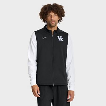Men's Nike Black Kentucky Wildcats Primetime Victory Performance Full-Zip Vest
