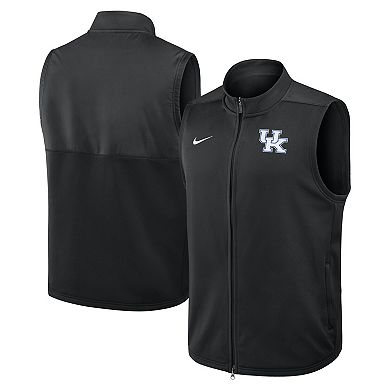 Men's Nike Black Kentucky Wildcats Primetime Victory Performance Full-Zip Vest