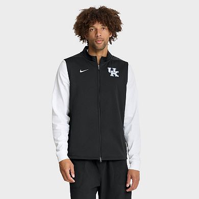 Men's Nike Black Kentucky Wildcats Primetime Victory Performance Full-Zip Vest