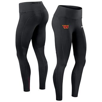 Women's Nike Black Washington Commanders Primetime Epic Fast Performance Leggings