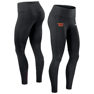 Women's Nike Black Washington Commanders Primetime Epic Fast Performance Leggings