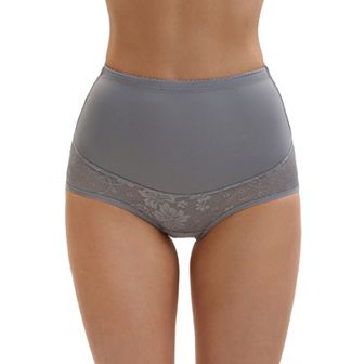 Women's High Waisted Body Shaper Tummy Control Slimming Panties Hip Lifter Lace Briefs Underwear