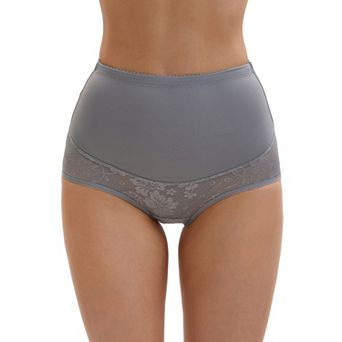 Women's High Waisted Body Shaper Tummy Control Slimming Panties Hip Lifter Lace Briefs Underwear