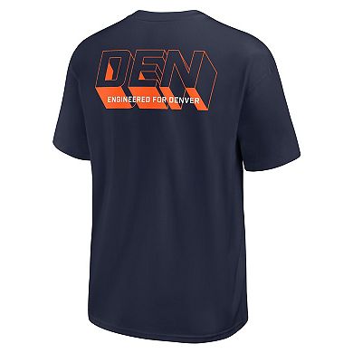 Men's Nike Navy Denver Broncos Dominate The Game Essential Max90 T-Shirt