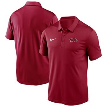 Men's Nike Crimson Arkansas Razorbacks Victory Solid Performance Polo