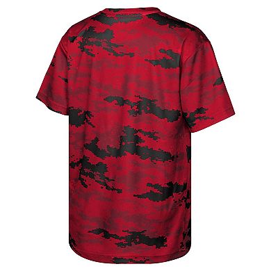 Youth Red Wisconsin Badgers Scrimmage Sublimated T-Shirt