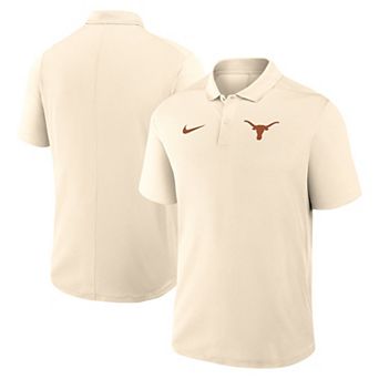 Men's Nike Tan Texas Longhorns Primary Logo Victory Performance Polo