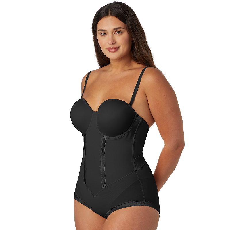 Maidenform Firm Control Shapewear Convertible Body Shaper with Built-in Underwire Bra 1256, Women's, Size: 40 C, Black
