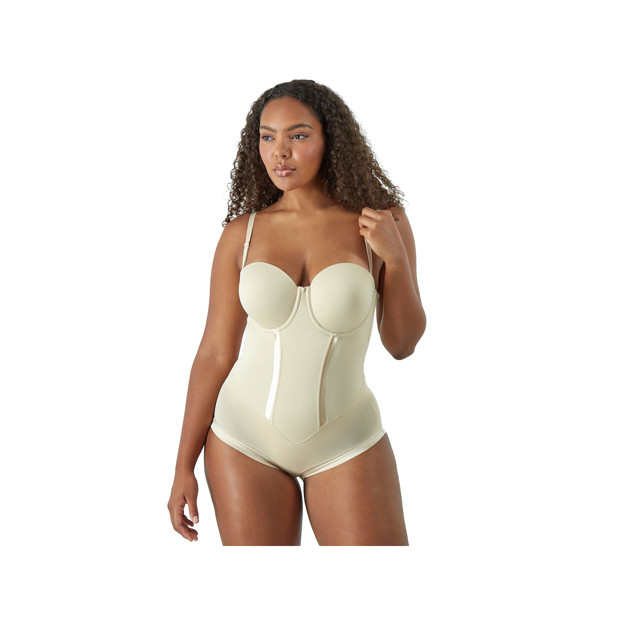 Maidenform Firm Control Shapewear Convertible Body Shaper with Built-in Und