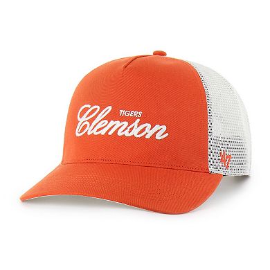 Unisex '47 Orange Clemson Tigers Contemporary Basics Foundation Trucker Hitch Adjustable Hat