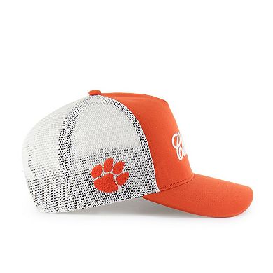 Unisex '47 Orange Clemson Tigers Contemporary Basics Foundation Trucker Hitch Adjustable Hat