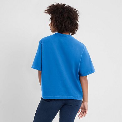 Women's Nike Powder Blue Los Angeles Chargers Essential Script Boxy T-Shirt