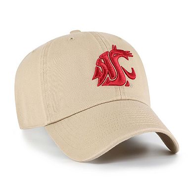 Men's '47 Khaki Washington State Cougars Clean Up Adjustable Hat