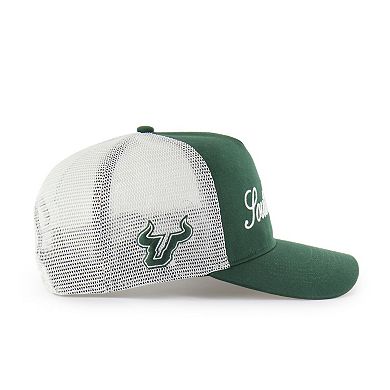 Unisex '47 Green South Florida Bulls Contemporary Basics Foundation Trucker Hitch Adjustable Hat