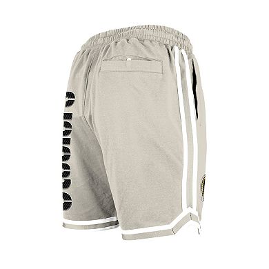 Men's New Era Light Beige Pittsburgh Steelers Stone Multi Patch Shorts