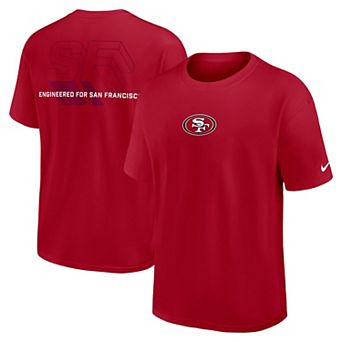 Men's Nike Scarlet San Francisco 49ers Dominate The Game Essential Max90 T-Shirt