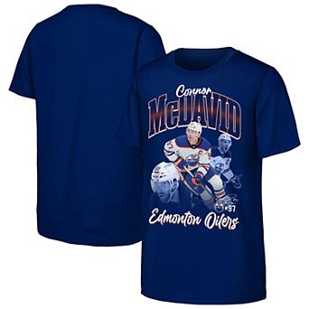 Youth Outerstuff Connor McDavid Royal Edmonton Oilers Graphic T-Shirt