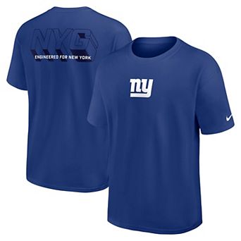 Men's Nike Royal New York Giants Dominate The Game Essential Max90 T-Shirt