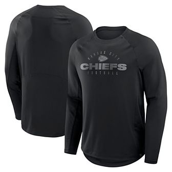 Men's Fanatics Black Kansas City Chiefs Coverage Scheme Long Sleeve T-Shirt