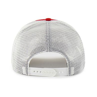 Unisex '47 Scarlet Nebraska Huskers Contemporary Basics Foundation Trucker Hitch Adjustable Hat