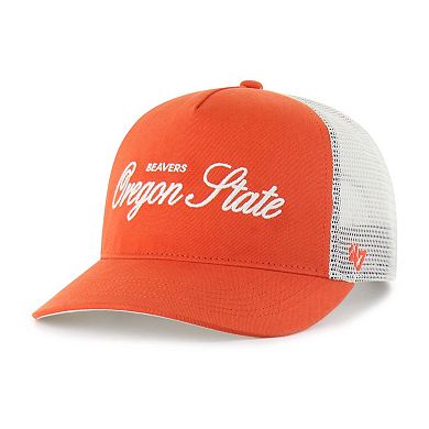 Unisex '47 Orange Oregon State Beavers Contemporary Basics Foundation Trucker Hitch Adjustable Hat