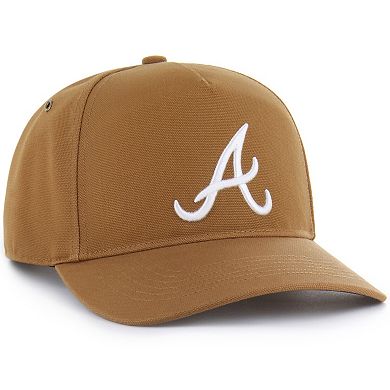Men's Carhartt x '47 Brown Atlanta Braves Hitch Adjustable Hat