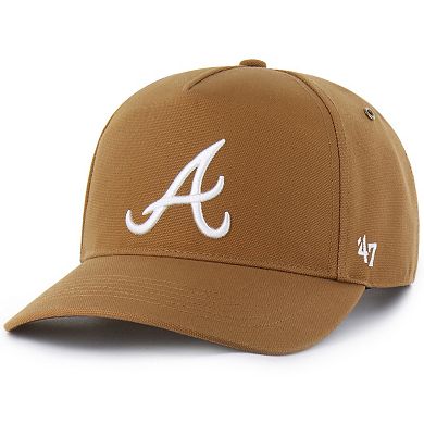 Men's Carhartt x '47 Brown Atlanta Braves Hitch Adjustable Hat
