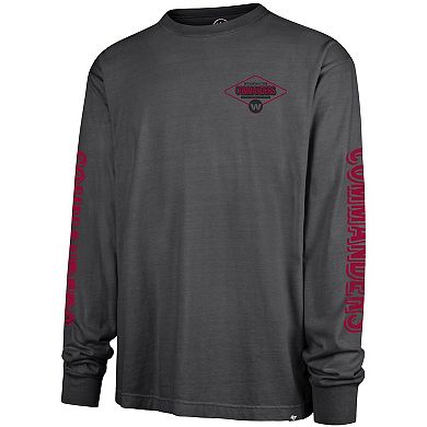 Men's '47 Black Washington Commanders Cairn Ravine Foundation Long Sleeve T-Shirt