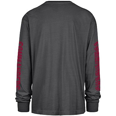 Men's '47 Black Washington Commanders Cairn Ravine Foundation Long Sleeve T-Shirt