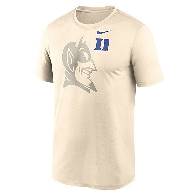 Men's Nike Natural Duke Blue Devils Campus Shadow Legend Performance T-Shirt