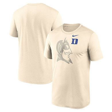 Men's Nike Natural Duke Blue Devils Campus Shadow Legend Performance T-Shirt