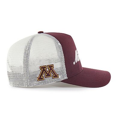 Unisex '47 Maroon Minnesota Golden Gophers Contemporary Basics Foundation Trucker Hitch Adjustable Hat
