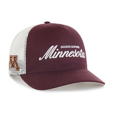 Unisex '47 Maroon Minnesota Golden Gophers Contemporary Basics Foundation Trucker Hitch Adjustable Hat