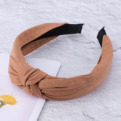 Women's Tie Bow Wide Headbands 1 Pc