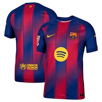 Men's Nike Navy Barcelona 2025/26 Home Authentic Jersey with Patch