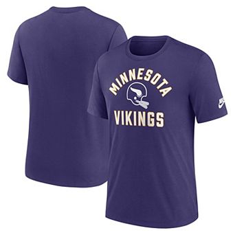 Men's Nike Purple Minnesota Vikings Favorable Timeline Tri-Blend T-Shirt
