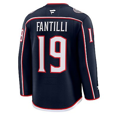 Men's Fanatics Adam Fantilli Navy Columbus Blue Jackets Home Premium Jersey