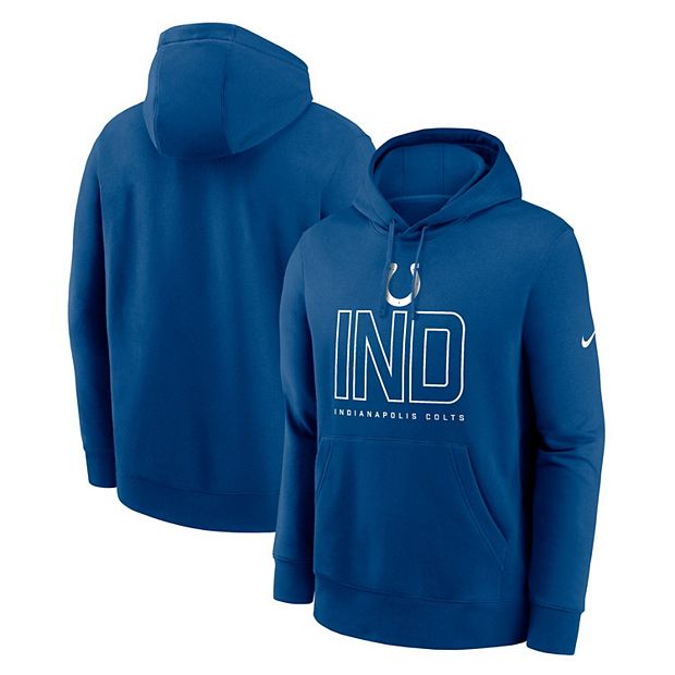 Men's Nike Royal Indianapolis Colts Busted Play Club Fleece
