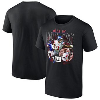 Men's Fanatics Malik Nabers Black New York Giants Notorious Player Graphic T-Shirt