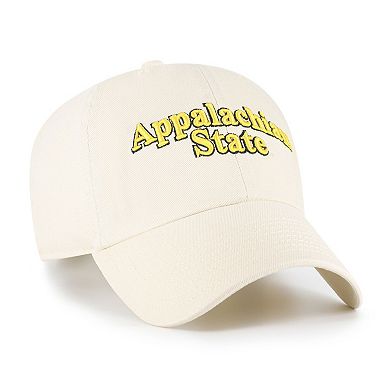Men's '47 Sand Appalachian State Mountaineers Clean Up Adjustable Hat
