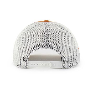 Unisex '47 Burnt Orange Texas Longhorns Contemporary Basics Foundation Trucker Hitch Adjustable Hat