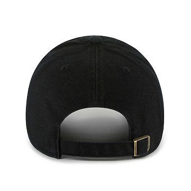 Men's '47 Black Arkansas Razorbacks Clean Up Adjustable Hat