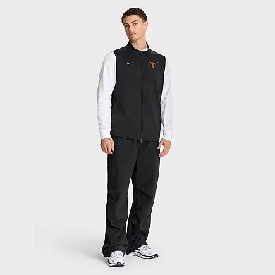 Men's Nike Black Texas Longhorns Primetime Victory Performance Full-Zip Vest