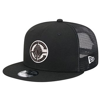 Men's New Era Black LA Clippers Meshback 9FIFTY Snapback Hat